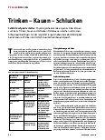 Vorschauseite 1: Trinken – Kauen – Schlucken