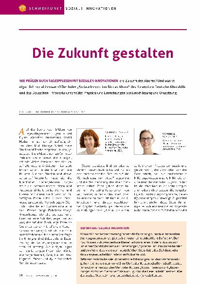 Vorschauseite 1: Die Zukunft gestalten