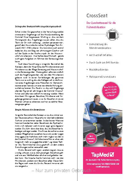 Vorschauseite 4: Pflege im Hier und Jetzt