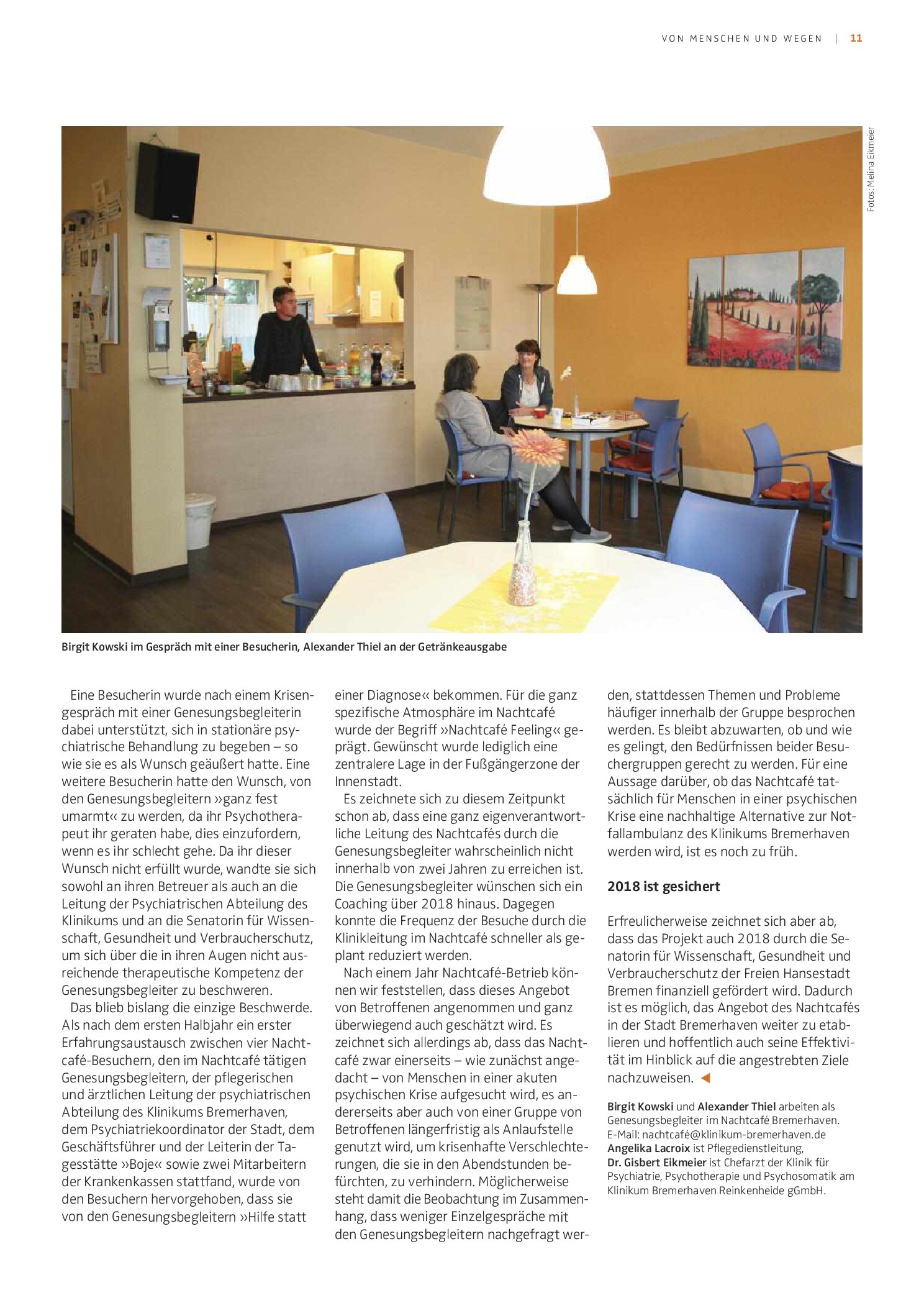 Vorschauseite 2: Das Nachtcafé Bremerhaven