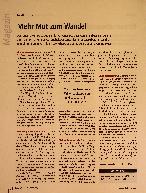 Vorschauseite 1: Mehr Mut zum Wandel