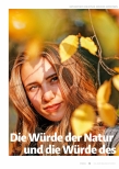 Vorschauseite 1: Die Würde der Natur und die Würde des Menschen