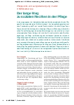 Vorschauseite 1: Pflegepolitik und Langzeitversorgung im Alter in Mittelosteuropa: Der lange Weg zu sozialen Rechten in der Pflege