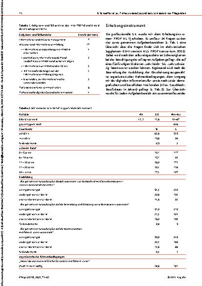 Vorschauseite 3: Professionelle Gesundheitskompetenz bei Pflegenden in Deutschland