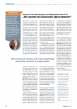 Vorschauseite 1: "Wir werden mit Bürokratie überschwemmt."