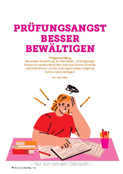 Vorschauseite 1: Prüfungsangst besser bewältigen