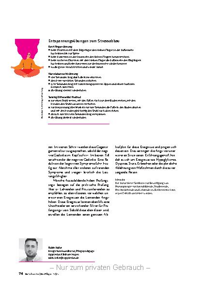 Vorschauseite 3: Prüfungsangst besser bewältigen