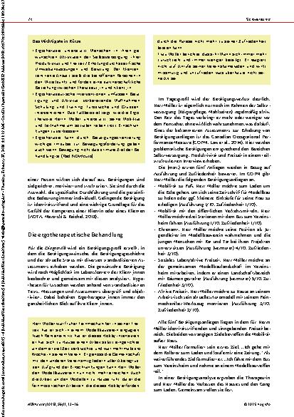 Vorschauseite 2: Bewegungsförderung aus Sicht der Ergotherapie