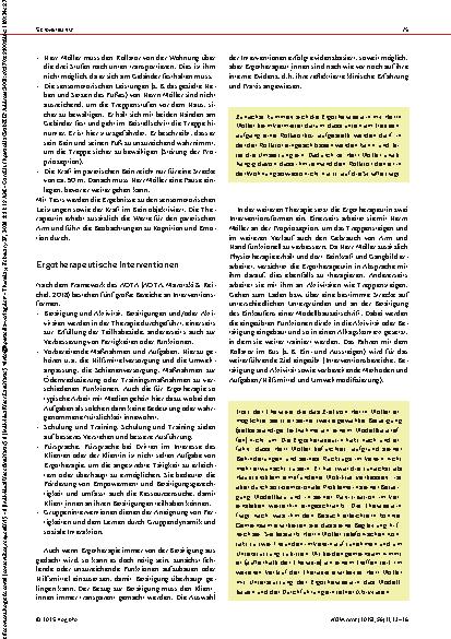 Vorschauseite 3: Bewegungsförderung aus Sicht der Ergotherapie