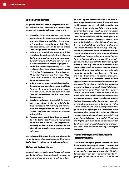 Vorschauseite 3: Demenz – Das Krankheitsbild und die Last der Versorgung
