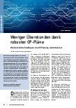 Vorschauseite 1: Weniger Überstunden dank robuster OP-Pläne. Wie Künstliche Intelligenz die OP-Planung revolutioniert.
