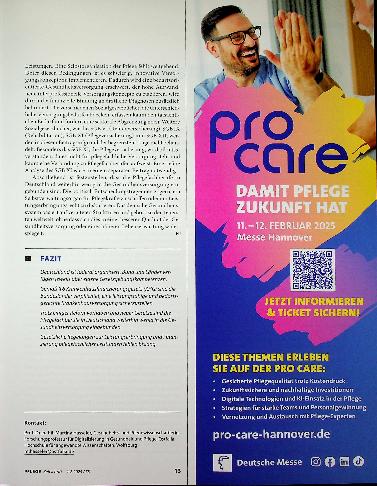Vorschauseite 4: Kein Fokus auf Pflegefachberufe