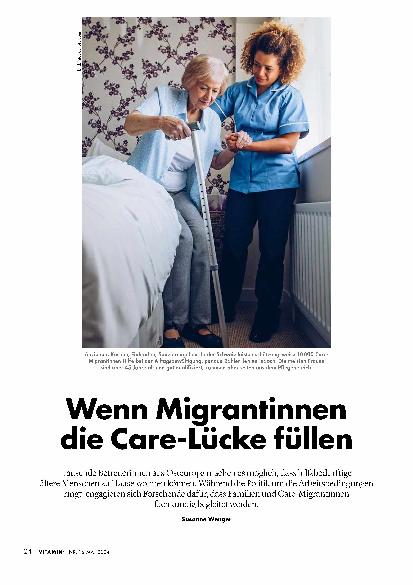 Vorschauseite 1: Wenn Migrantinnen die Care-Lücke füllen