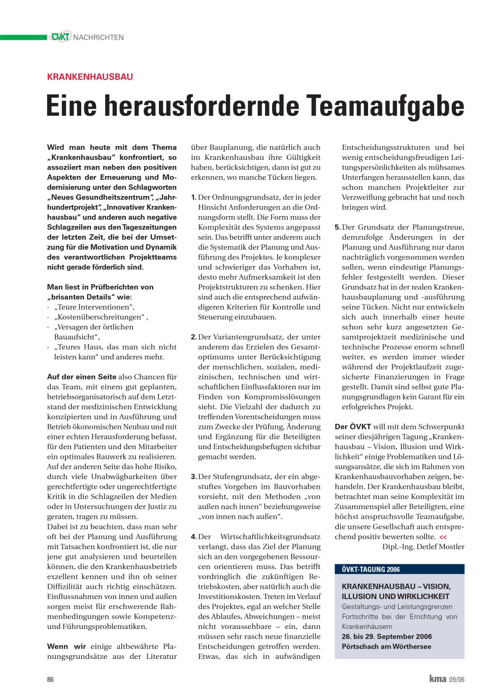 Vorschauseite 1: Eine herausfordernde Teamaufgabe