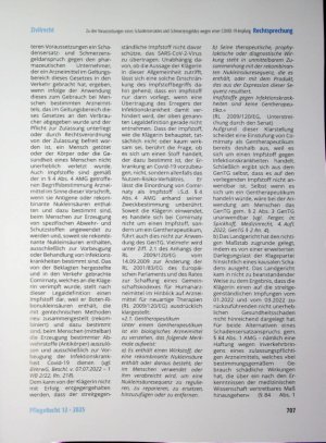 Vorschauseite 3: Zu den Voraussetzungen eines Schadensersatzes und Schmerzensgeldes wegen einer COVID- 19-lmpfung