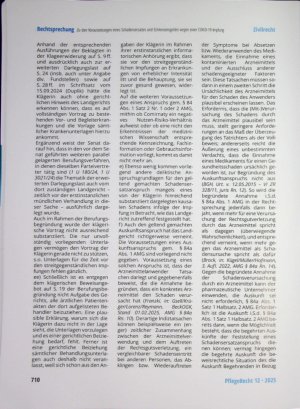 Vorschauseite 6: Zu den Voraussetzungen eines Schadensersatzes und Schmerzensgeldes wegen einer COVID- 19-lmpfung