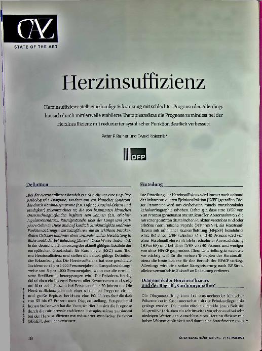 Vorschauseite 1: Herzinsuffizienz