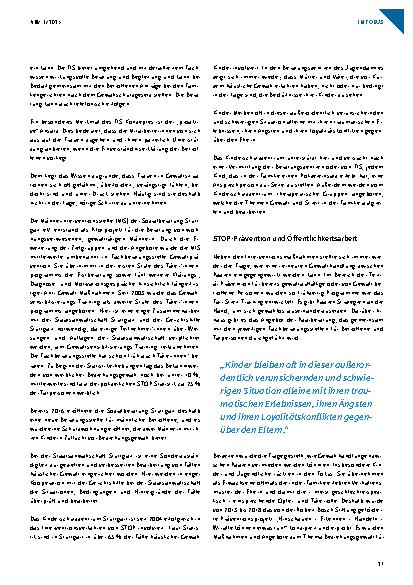 Vorschauseite 4: Stuttgarter Ordnungspartnerschaft gegen häusliche Gewalt (STOP): Ein effektives Interventionsund Präventionsverfahren