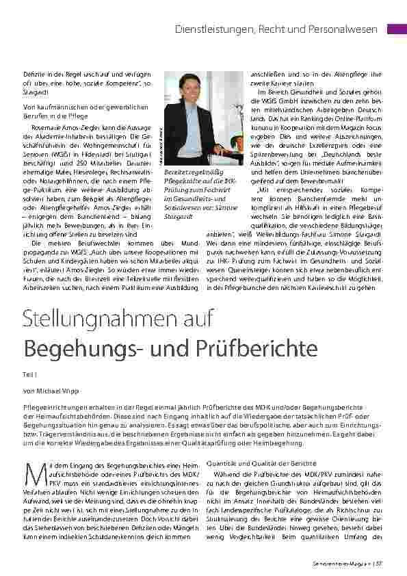 Vorschauseite 2: Wie Seniorenheime die Fachkräftelücke schließen