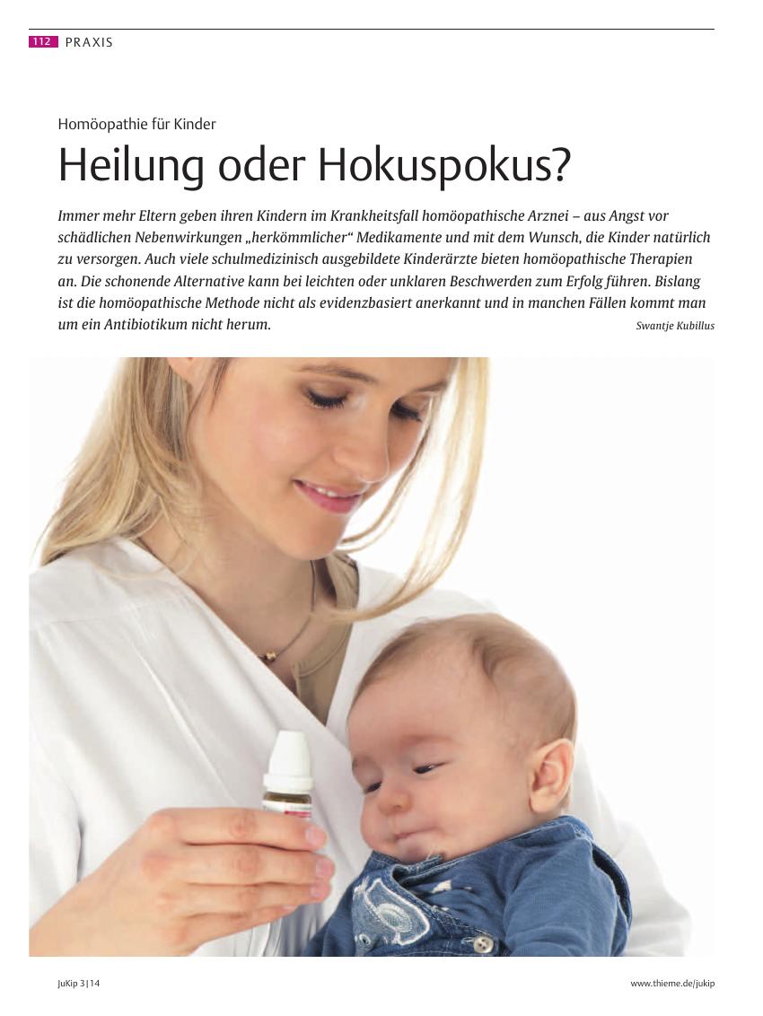 Vorschauseite 1: Homöopathie für Kinder