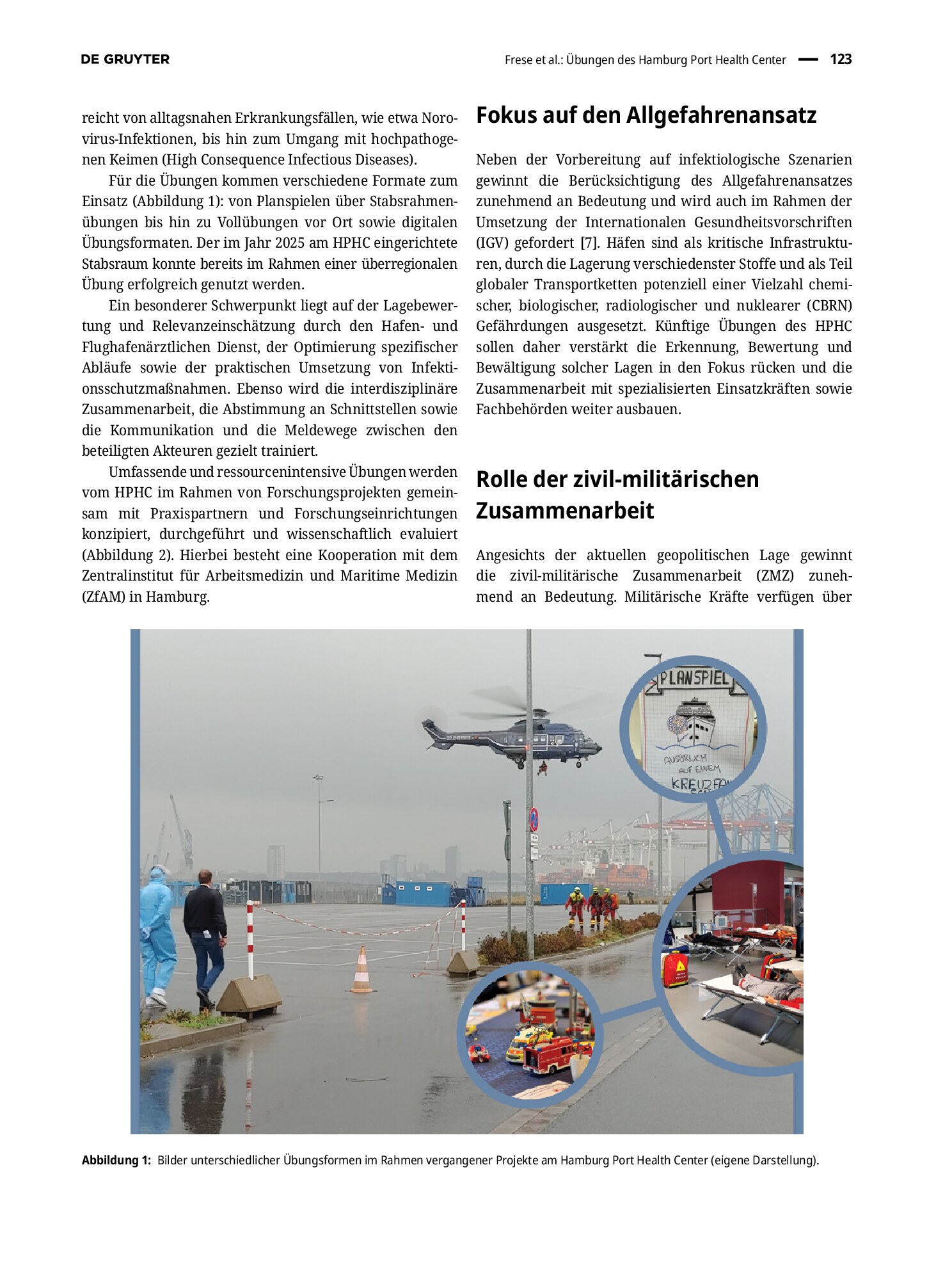 Vorschauseite 2: Übungen des Hamburg Port Health Center – ein Beispiel gelebter Praxis