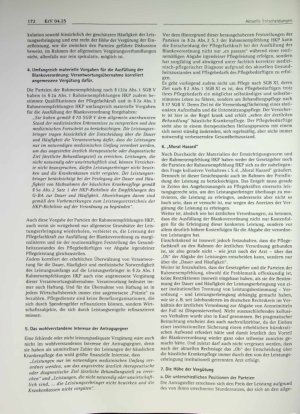 Vorschauseite 4: Krankenversicherung ♦ Schiedsverfahren nach § 132a SGB V - Vergütung für das Ausfüllen einer sog. Blankoverordnung des Arztes gern. §37 Abs. 8 SGB V durch die verordnende Pflegefa…