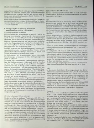 Vorschauseite 5: Krankenversicherung ♦ Schiedsverfahren nach § 132a SGB V - Vergütung für das Ausfüllen einer sog. Blankoverordnung des Arztes gern. §37 Abs. 8 SGB V durch die verordnende Pflegefa…