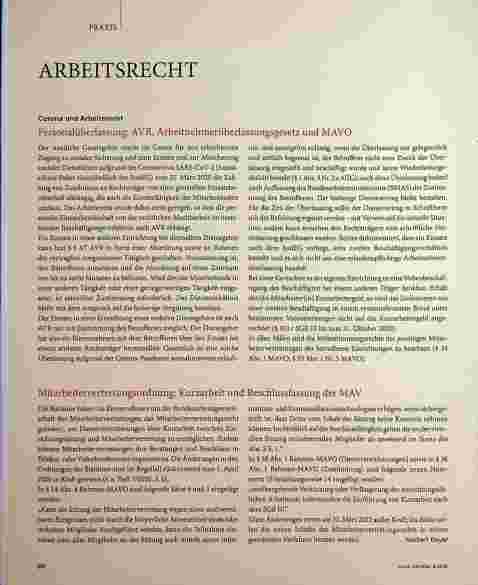 Vorschauseite 1: Corona und Arbeitsrecht