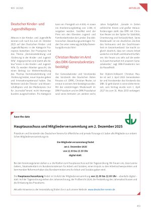 Vorschauseite 3: Informationen aus der Mitgliedschaft