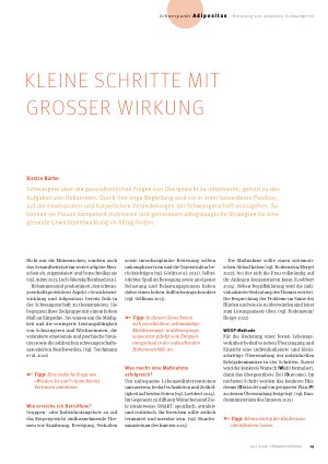 Vorschauseite 2: Kleine Schritte mit großer Wirkung