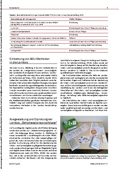 Vorschauseite 3: „Für Praxisanleitung fehlt uns die Zeit! “ Wie Lernboxen Praxisanleitende mit wenig Zeitressourcen unterstützen können