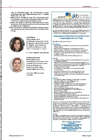 Vorschauseite 6: „Für Praxisanleitung fehlt uns die Zeit! “ Wie Lernboxen Praxisanleitende mit wenig Zeitressourcen unterstützen können