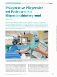 Vorschauseite 1: Präoperative Pflegevisite bei Patienten mit Migrationshintergrund