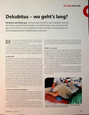 Vorschauseite 1: Dekubitus - wo geht's lang?