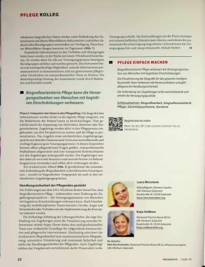 Vorschauseite 3: Angehörige für biografische Informationen unverzichtbar