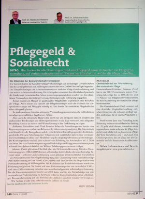 Vorschauseite 1: Neuerungen in Pensionsrecht und Altersteilzeit