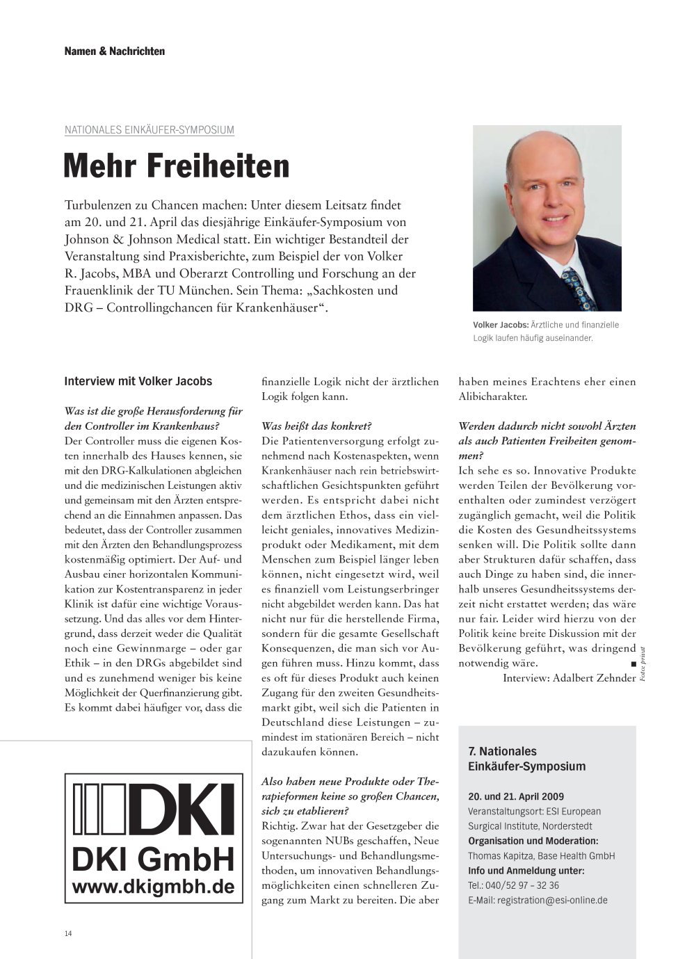 Vorschauseite 1: Mehr Freiheiten