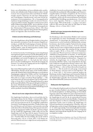 Vorschauseite 4: »Wir brauchen was zum Herz ausschütten« Erleben und Bedarfe von Angehörigen in forensisch psychiatrischen Kliniken1