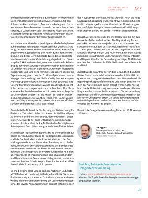 Vorschauseite 2: Ringen um die Neuausrichtung der Kammerstrukturen Bericht von der Delegiertenversammlung am 10. September 2025