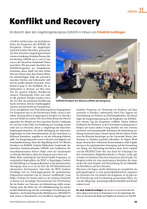 Vorschauseite 1: Konflikt und Recovery