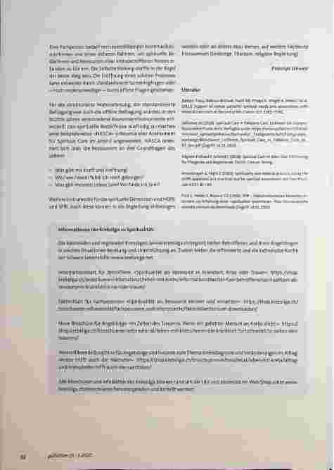 Vorschauseite 2: Spiritualität als Ressource in Krankheit, Krise oder Trauer