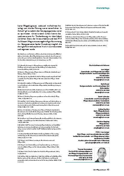 Vorschauseite 4: Chancen der Prozessverantwortung Pflegeplanung in der Intensivpflege