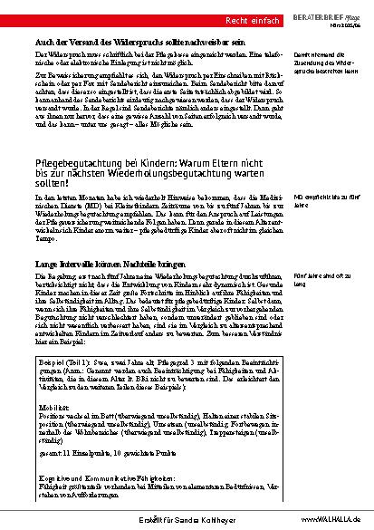 Vorschauseite 3: Beraterbrief Pflege Heft 6- 2025