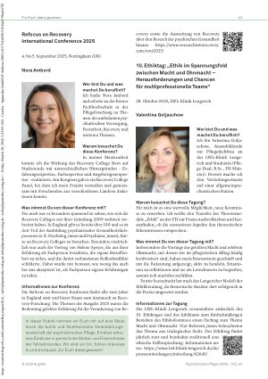 Vorschauseite 1: Refocus on Recovery International Conference 2025