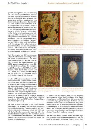 Vorschauseite 2: Moritz Platen (1844-1912) und „Die Neue Heilmethode“ Zum Titelbild dieser Ausgabe