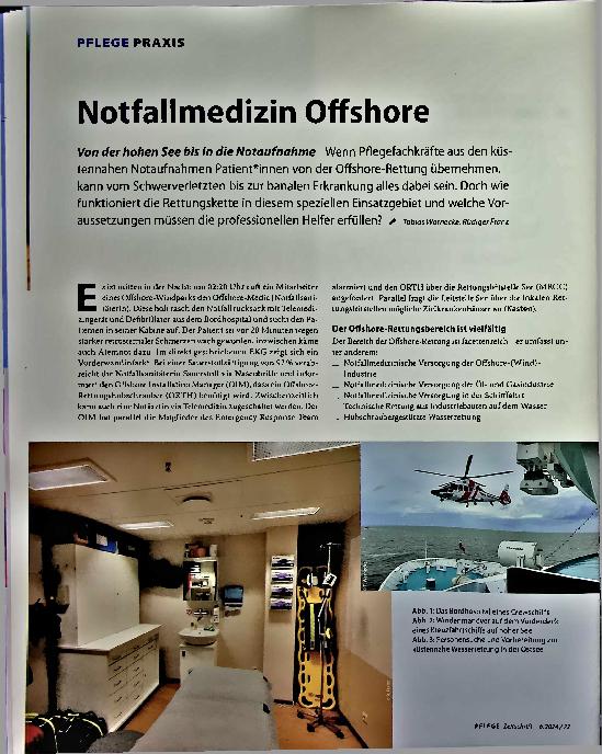 Vorschauseite 1: Notfallmedizin Offshore