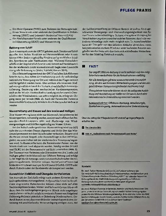 Vorschauseite 4: Notfallmedizin Offshore