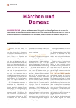 Vorschauseite 1: Märchen und Demenz