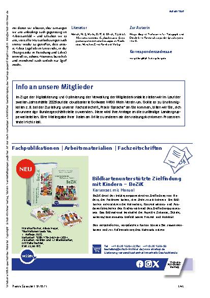 Vorschauseite 2: Ein neuer Blick