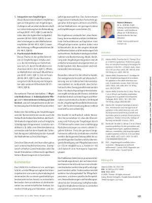 Vorschauseite 2: CALM-ICU-Leitlinie: Vorläufige Leitlinien zu nichtpharmakologischen Strategien bei Agitation auf der Intensivstation – eine Delphi-Studie
